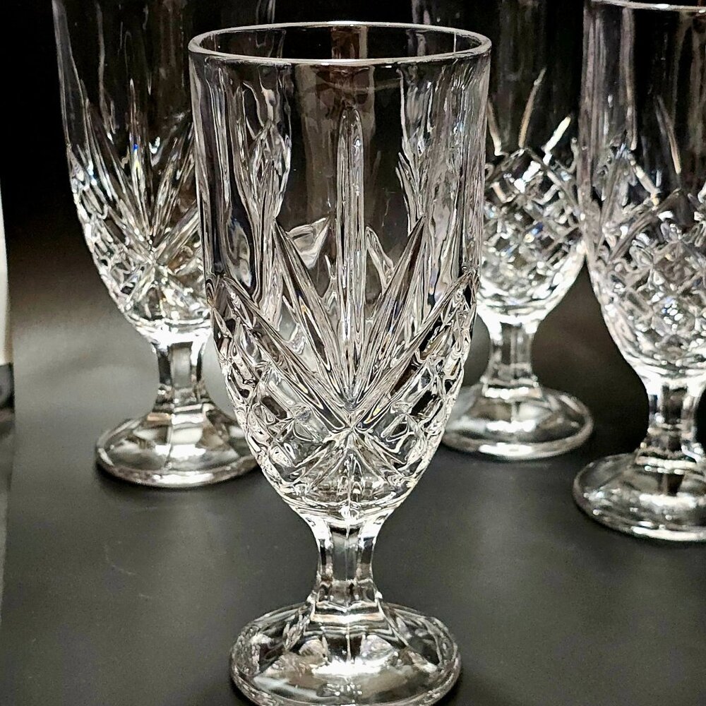 4 Godinger Dublin Ice Tea Glasses 7.75" Shannon fine crystal heritage home bar - Picture 6 of 6